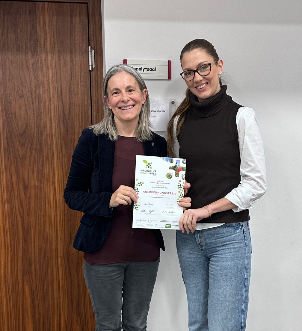 Titelbild für: Auszeichnung für nachhaltige Mobilität im Franziskus Spital